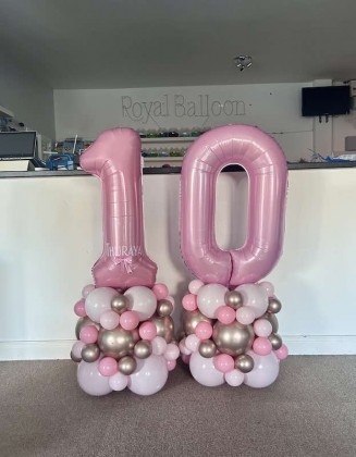 Light Pink Balloon Stack