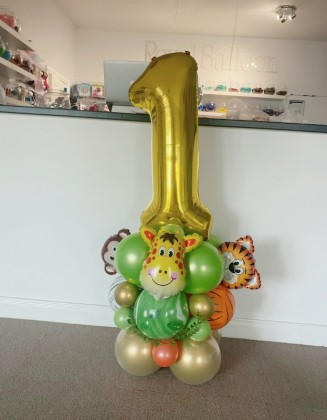 Jungle Gold Balloon Stack