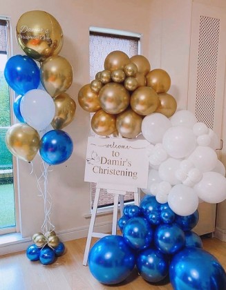 Welcome Sign Balloon Easel