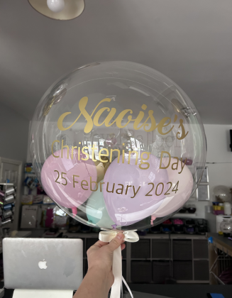 Soft Pastel Bobo bespoke Balloon