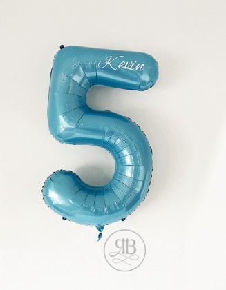 Inflated Light Blue Number