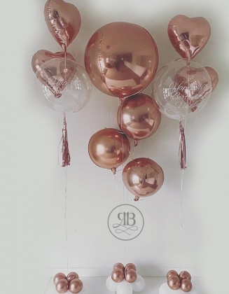 Birthday rose-gold package